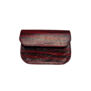 Oxblood Tola mini clutch